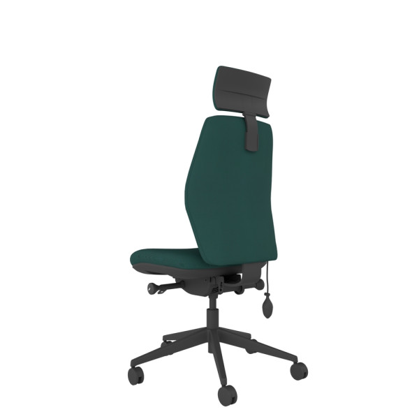 Solo Medium Back Chair Small Seat with Headrest